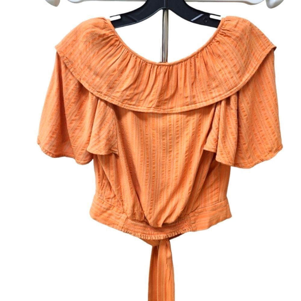 Free People Ruffle Top size Small - Picture 4 of 6